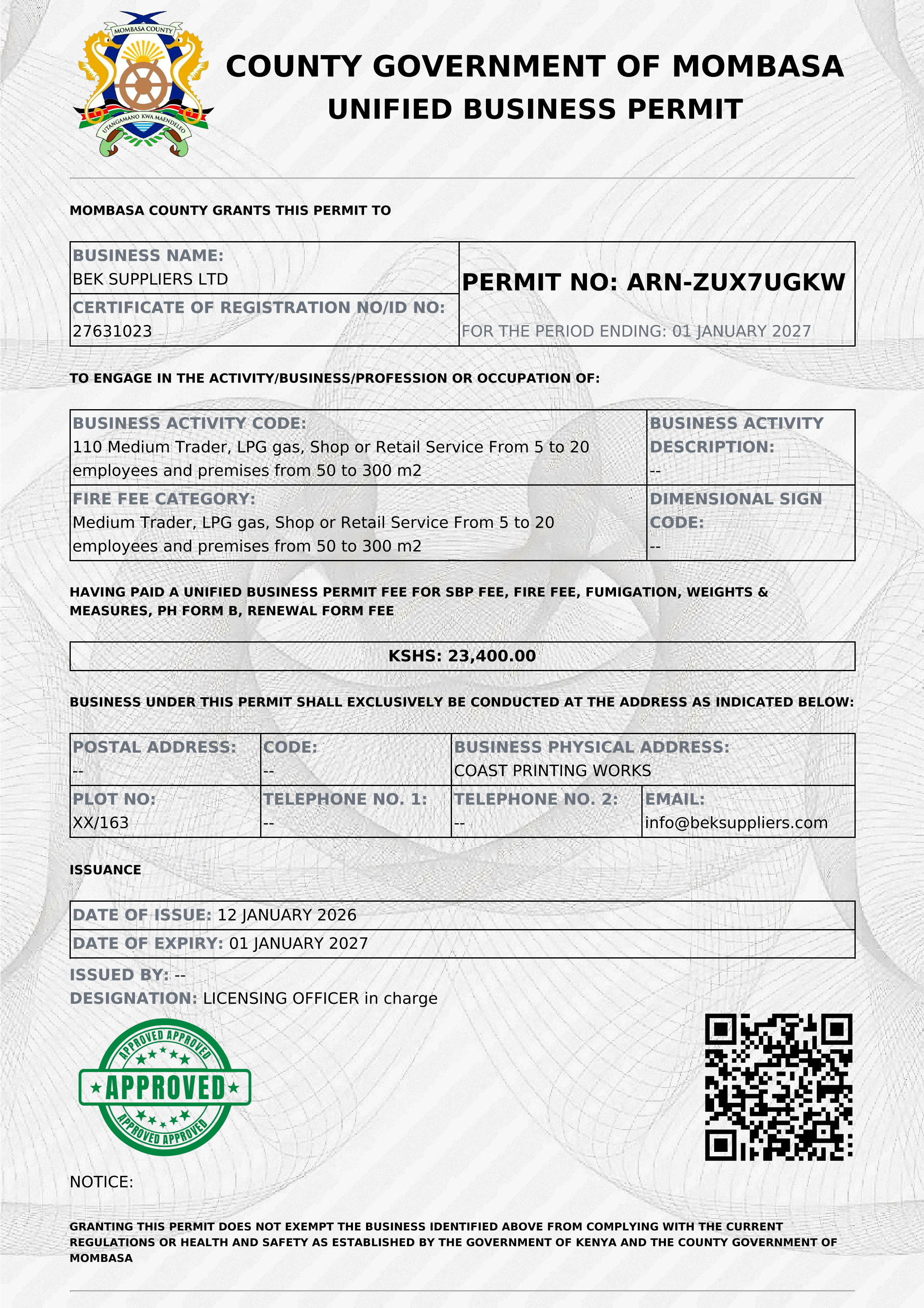 Certificate of Incorporation