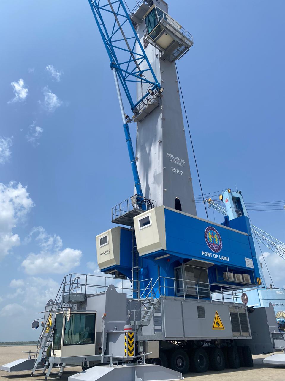 Gottwald Mobile Crane — Port of Lamu