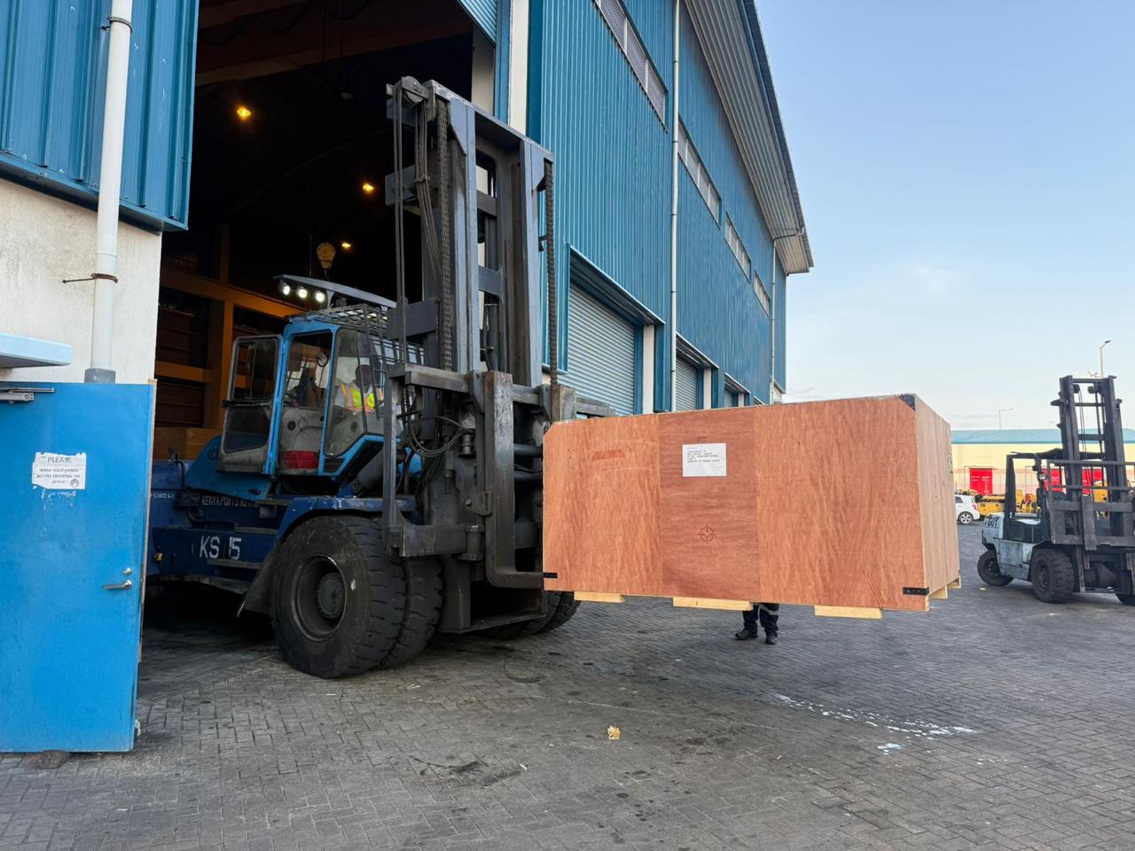 JIT Crated Machinery Dispatch